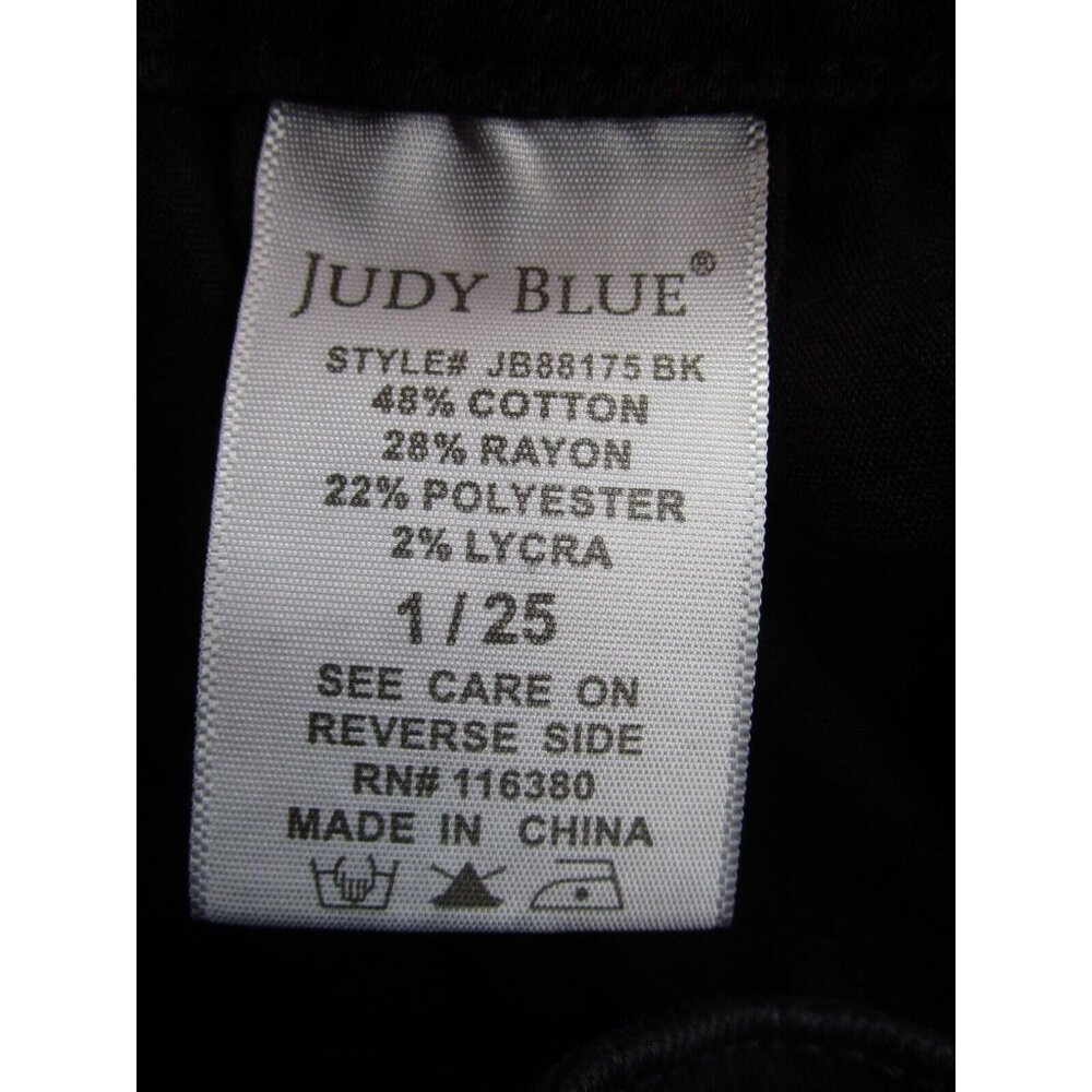 Judy Blue Jeans 1 Boyfriend Fit Denim Pants Preppy Stretch Juniors - Picture 11 of 12
